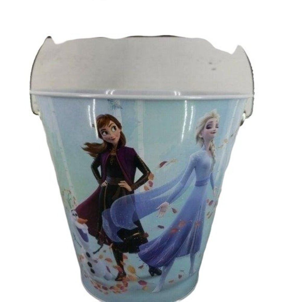 Disney Frozen 2 Tin Sand Bucket treat‎ pail